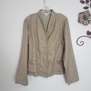 Eileen Fisher Organic Linen Cotton Tunic Jacket